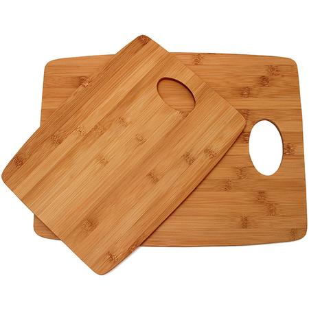 Bamboo Cutting/Serving Boards Set/2 Large