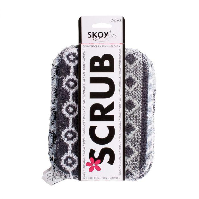  Skoy Scrubbers Set/2 Black & White