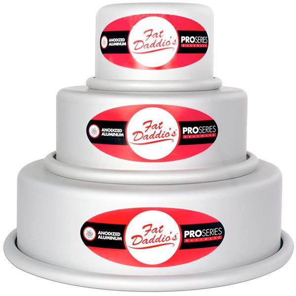  Fat Daddio's Celebration Cake Pan Set