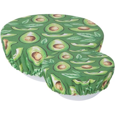 Bowl Covers Set/2 Avocados