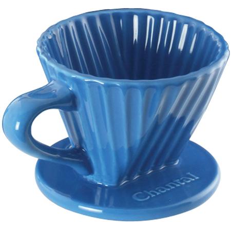 Lotus Ceramic Coffee Dripper Blue Cove