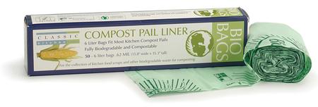 Compost Pail Liners 6-liter