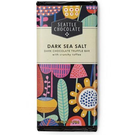 Seattle Chocolate Dark Chcolate Sea Salt Bar