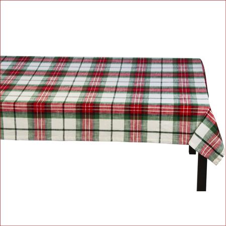 Festive Plaid Tablecloth Small
