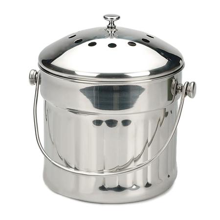 Stainless Compost Pail 1.5-Gallon