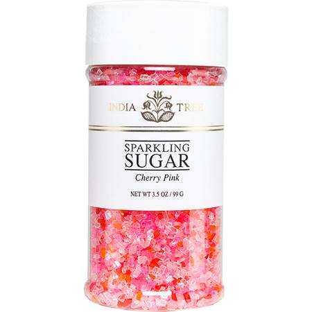 Sparkling Decorating Sugar Cherry Pink 3.5 oz