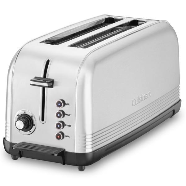  Cuisinart Stainless- Steel Long- Slot Toaster