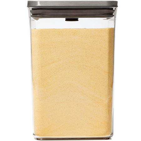 OXO Pop Steel Container Big Square 4.4-qt.