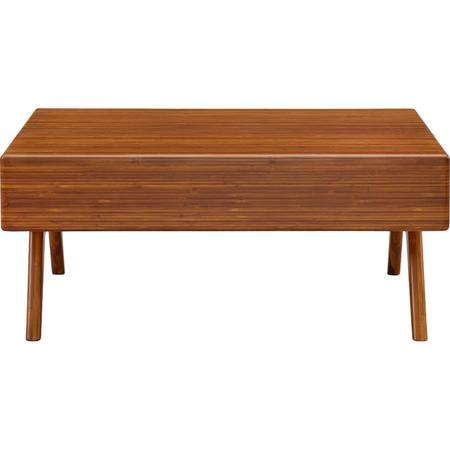 Rhody Lift-Top Bamboo Coffee Table Amber