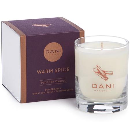 Dani Naturals Warm Spice Glass Candle