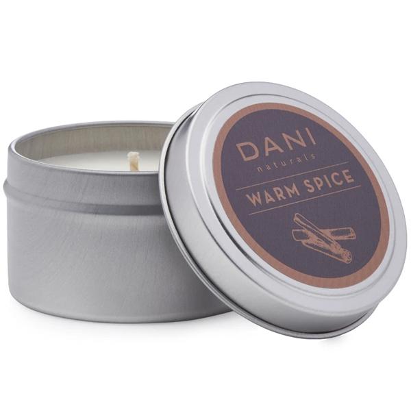  Dani Naturals Warm Spice Travel Tin Candle