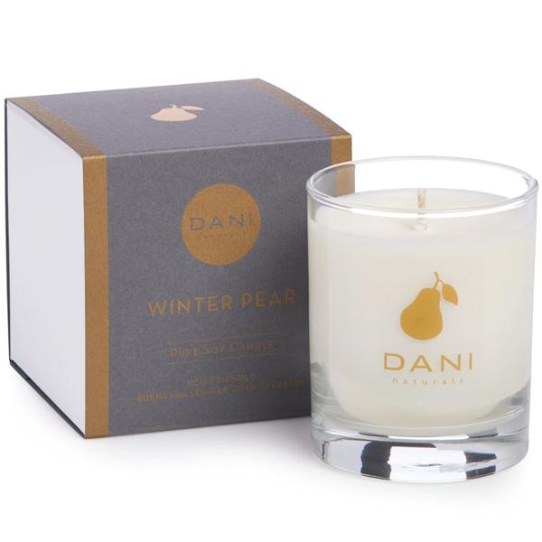  Dani Naturals Winter Pear Glass Candle