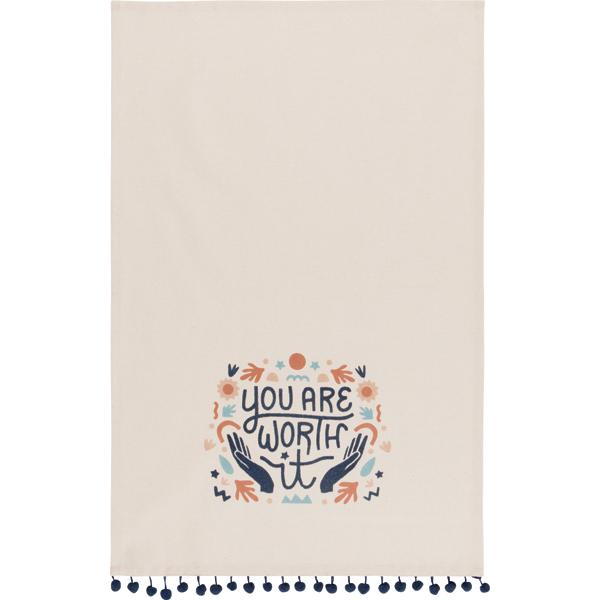  You Are Worth It Kitchen Towel