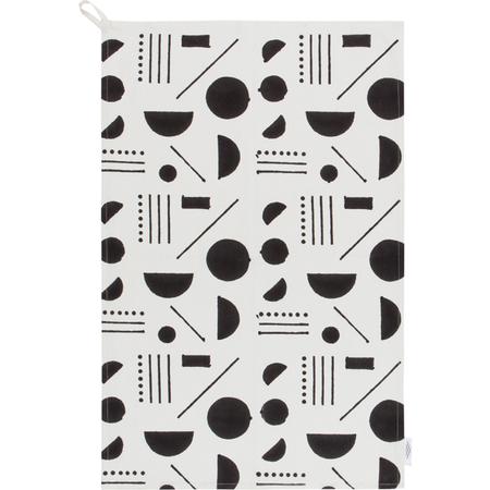 Domino Block Print Towel
