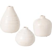 White Bud Vases