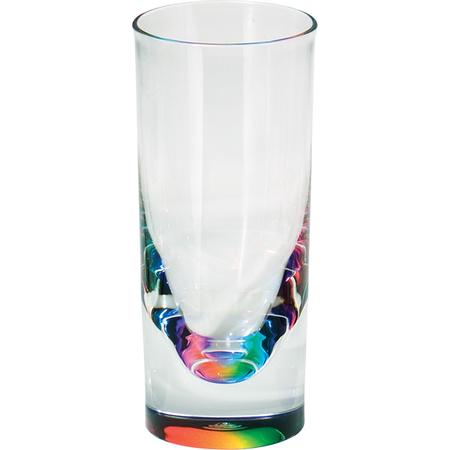 Rainbow Acrylic 10-oz. Hiball Glass