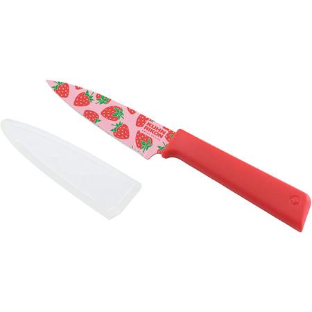 Colori Non-Stick Paring Knife Strawberry