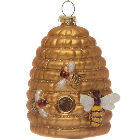 Glass Beehive Ornament