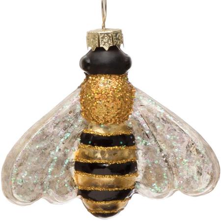 Glass Honeybee Ornament