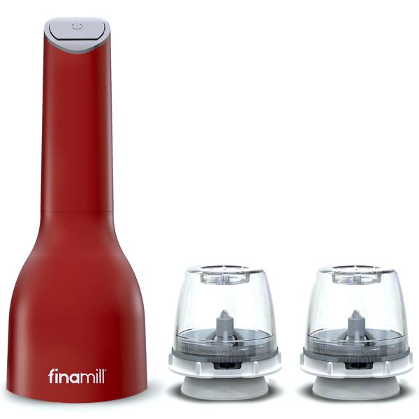 Finamill Electric Pepper/Salt Mill Red