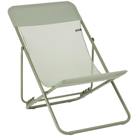 Lafuma Maxi Transat Folding Sling Chair Moss