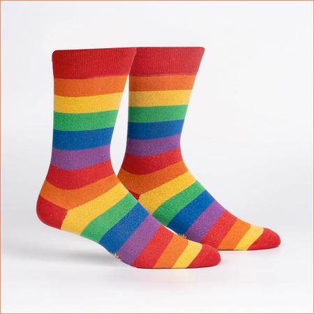 Uni-Sex Crew Socks March With Pride Sm.-Med.