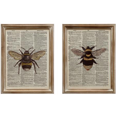 Bookprint With Bee Prints