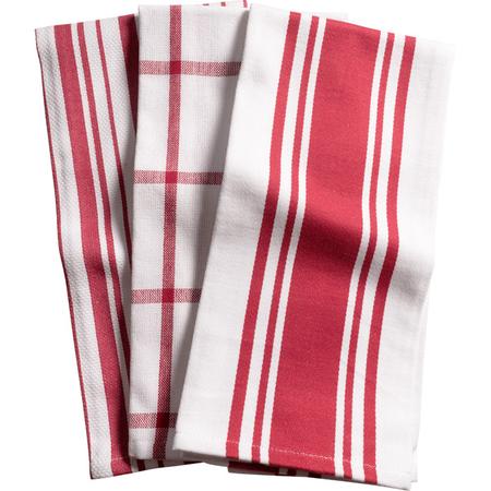 Pantry Kitchen Towels Set/3 Cherry
