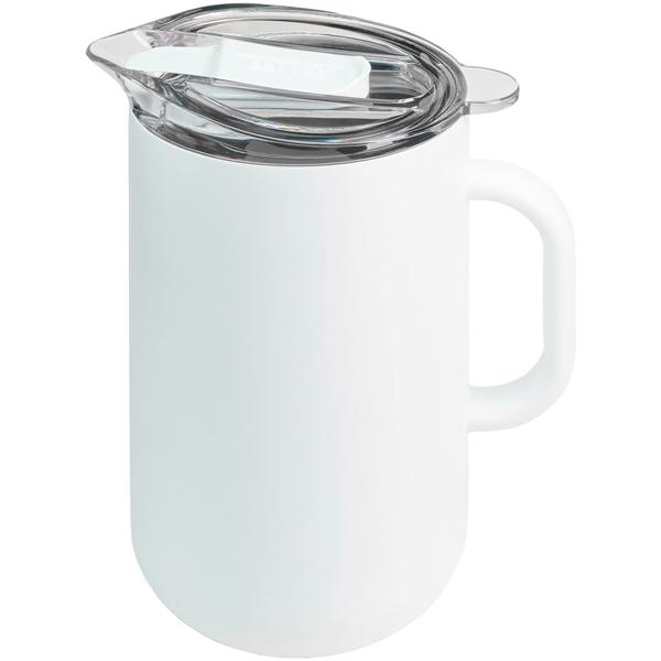  Insulated Spill- Proof Pitcher White
