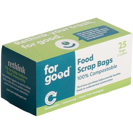 Compostable Food Scrap Bags 3 Gallon