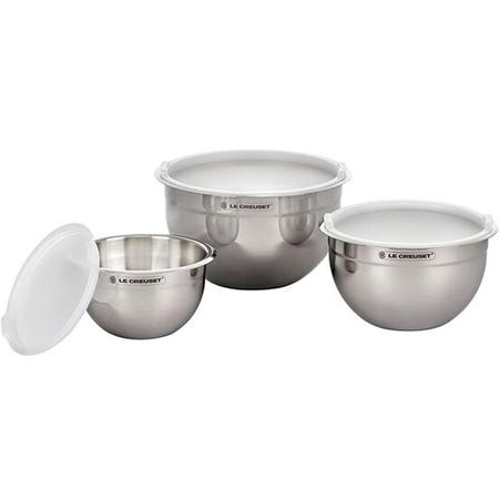 Le Creuset Stainless Mixing Bowls Set/3