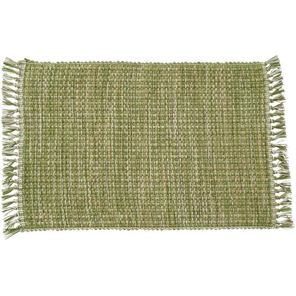  Basketweave Placemat Evergreen