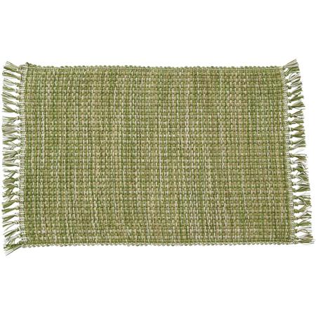 Basketweave Placemat Evergreen