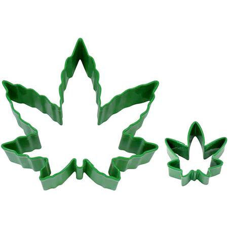 Marijuana Leaves Cookie Cutter Set
