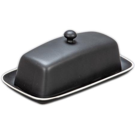 Tempo Covered Butter Dish Onyx
