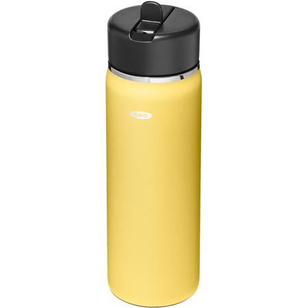 OXO Strive Straw Lid Wide Mouth Water Bottle Citrine