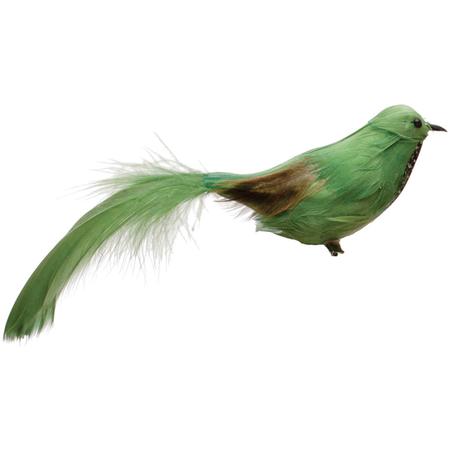 Clip-On Bird Ornament Green