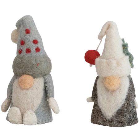 Wool Felt Gnome Bottle Toppers
