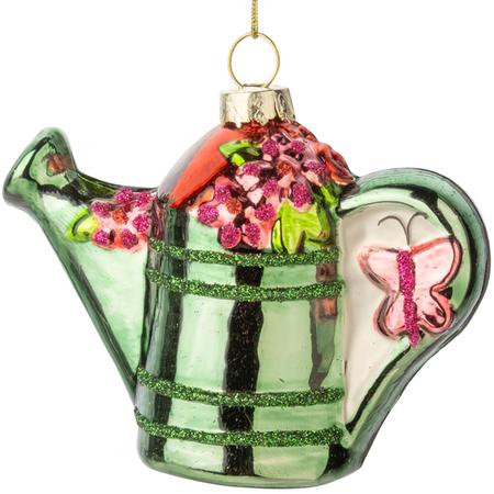 Glass Watering Can Ornament