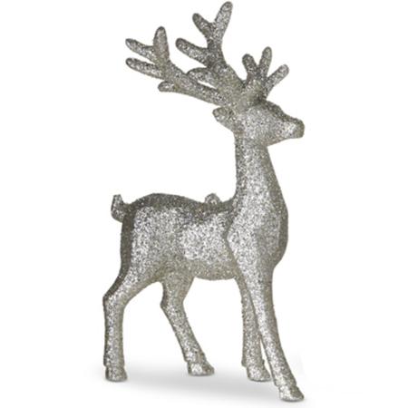 Glitter Standing Deer Ornament