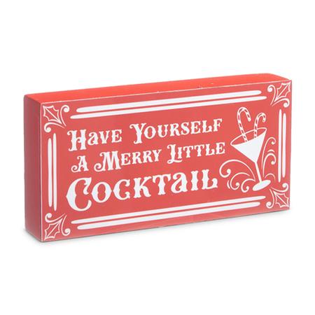 Merry Little Cocktail Sign