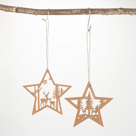 Woodland Star Ornaments