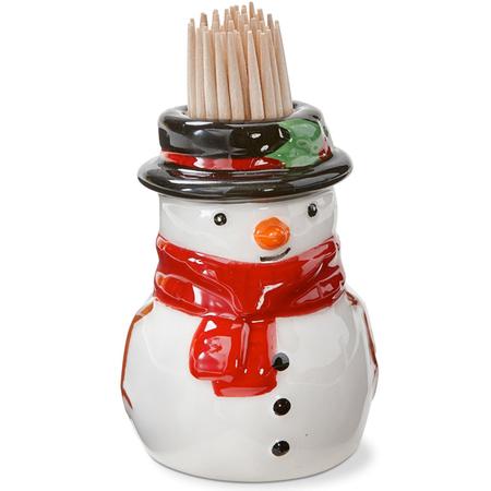 Snowman Toothpick Holder