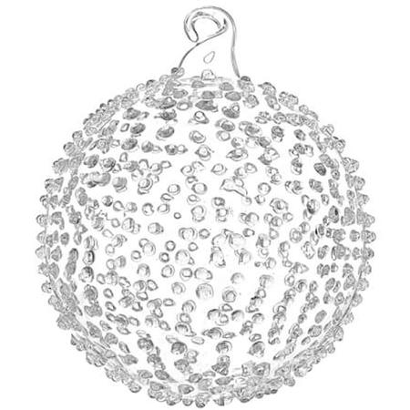Studded Glass Orb Ornament 3.5