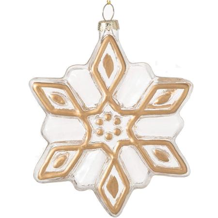 Glass Snowflake Ornament 3