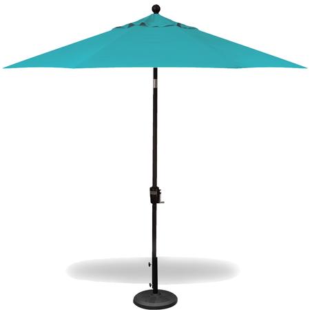 Patio Umbrella 9' Dia. Push-Button Tilt Aqua