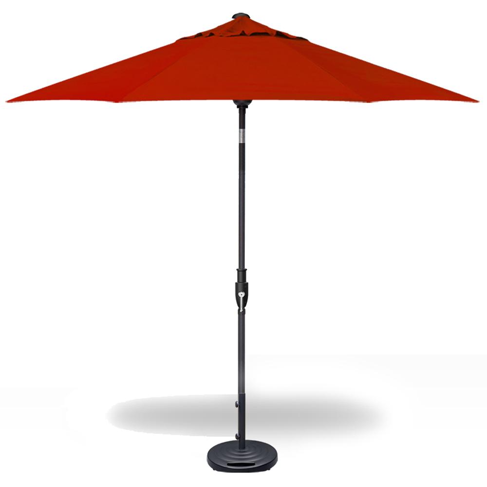  Patio Umbrella 9 ' Dia.Glide- Tilt Red