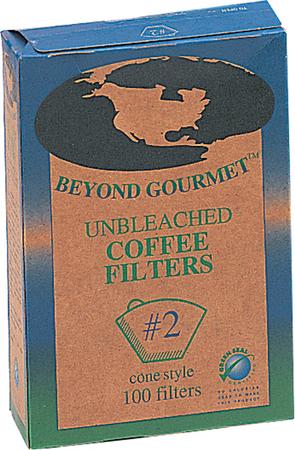 Natural Unbleached Coffee Filters - #2 Size
