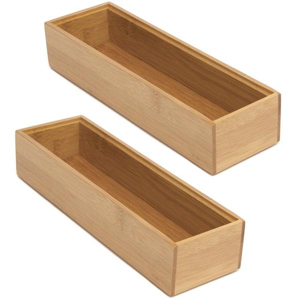  Bamboo Organizer Boxes - 3 