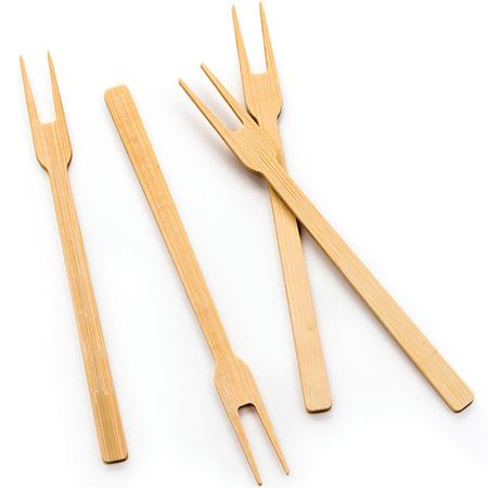 Bamboo Appetizer Forks Set/50